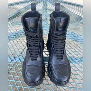 ROMBAUT MENS BOCCACCIO II BOOT BLACK BEYOND LEATHER. SIZE:44 US:10.5